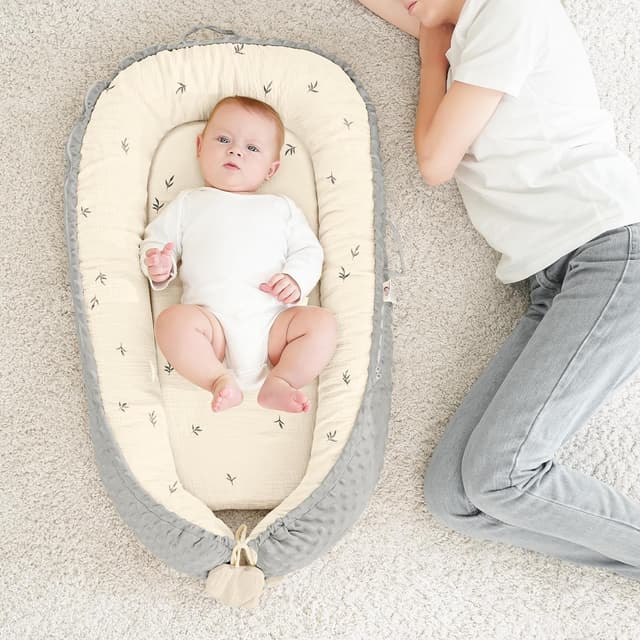 Detalle 2 de Bearmoss Babynestchen 90x55 cm für Babybett