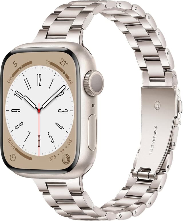 Thumbnail 6 de Vamyzji slim stainless steel Apple Watch strap (compatible with 42/44/45/46/49mm models)