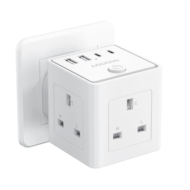 Detalle de Plug Extension Socket 3 Way 3250W 🔌