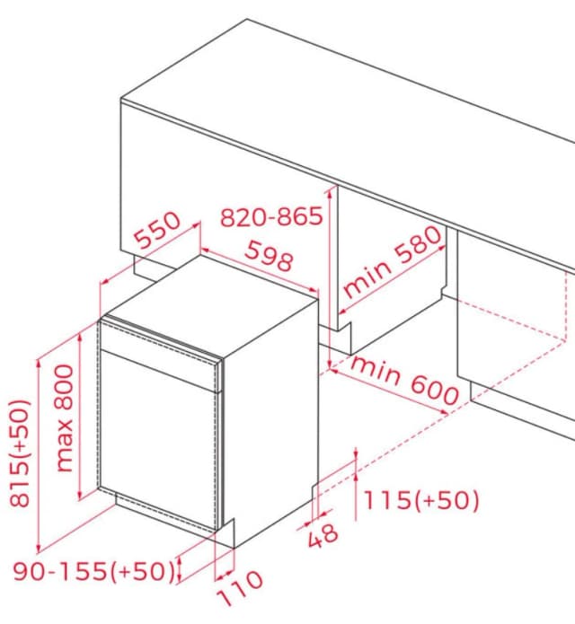 Thumbnail 1 de Teka DFI 46710 Lavavajillas Integrable, 12 Servicios