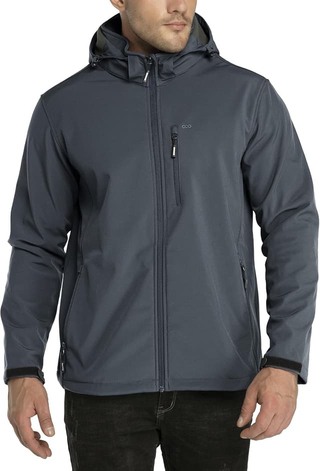 Thumbnail 6 de 33,000ft Herren-Softshelljacke wasserdicht & winddicht mit Fleece-Fütterung