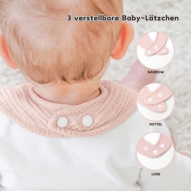 Thumbnail 3 de Susurration Lätzchen Musselin 6er Pack 👶