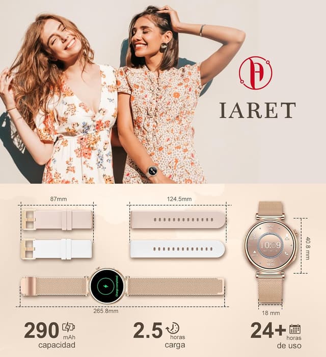 Thumbnail 6 de Smartwatch Mujer Redondo 1.27", Llamadas y 100+ Modos ⌚️