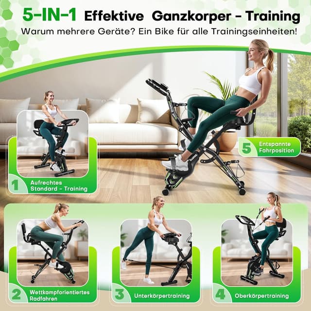 Detalle de SLUNSE 2026 Heimtrainer mit 10 Stufen