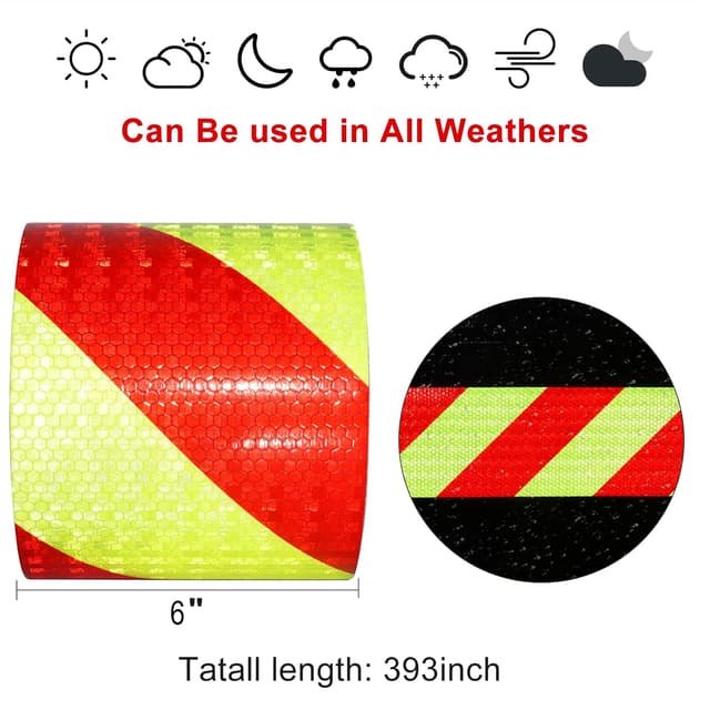 Thumbnail 2 de XFXIA Ruban réfléchissant autocollant 15cm x 10m