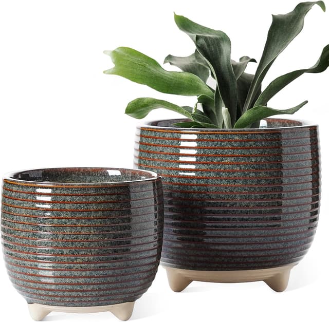 Imagen de LE TAUCI Ceramic Plant Pots 12–16 cm en OfertitasTOP