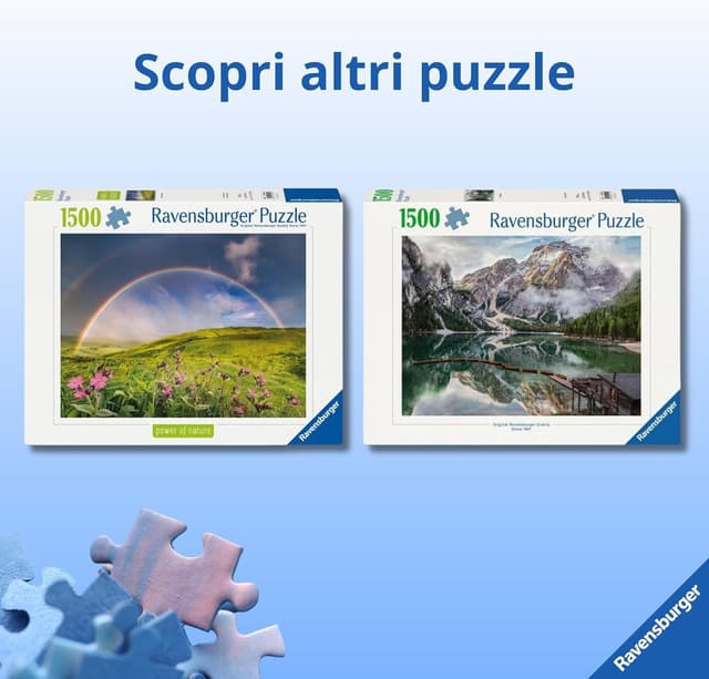 Detalle de Ravensburger Puzzle 1500 pezzi La Grande Libreria per adulti (+14 anni) 80 x 60 cm