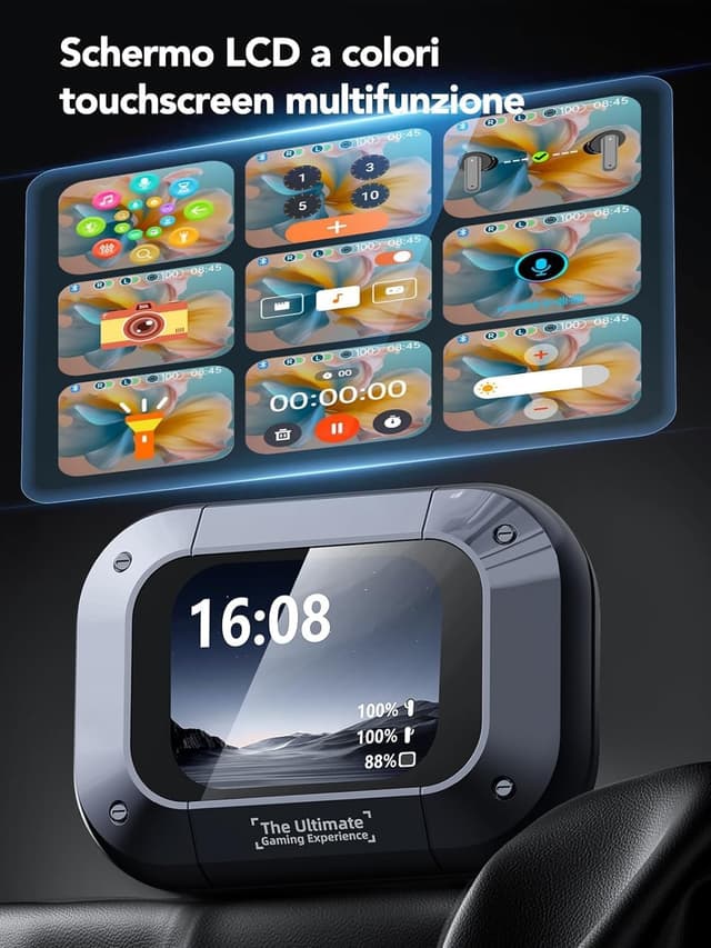 Detalle de NE25 AI cuffie traduzione simultanea 60h