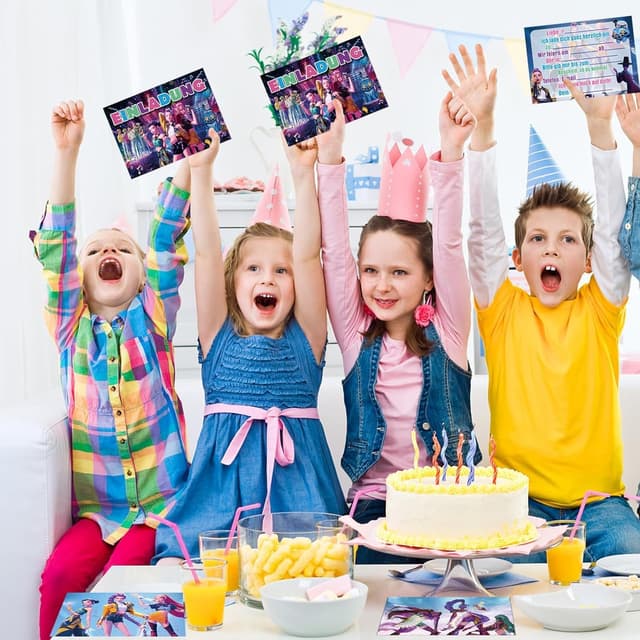 Thumbnail 5 de ROMANVIC Einladungskarten Kindergeburtstag