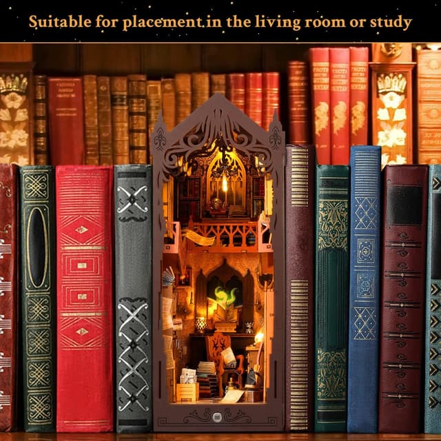 Thumbnail 4 de Lycidae Book Nook Kit DIY 3D wooden book nook