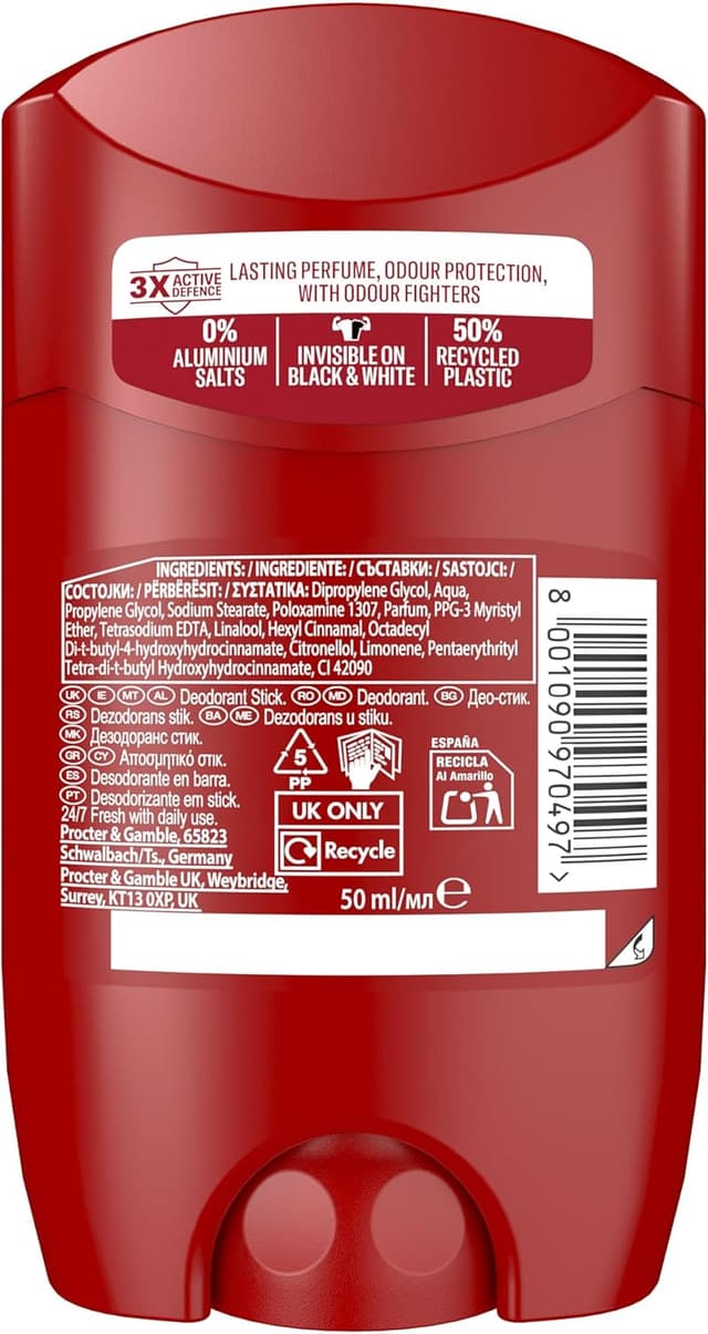 Thumbnail 10 de Old Spice Captain Desodorante en Barra Hombres 50 ml x 6 🚢