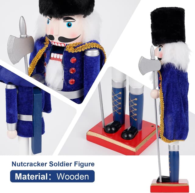 Thumbnail 2 de COMBIUBIU 14.8 inch Nutcracker Soldier Christmas decoration 🎄