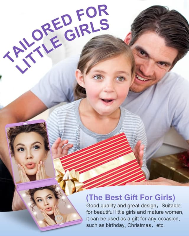 Thumbnail 6 de Rantizon p22 Portable LED Makeup Mirror 2X