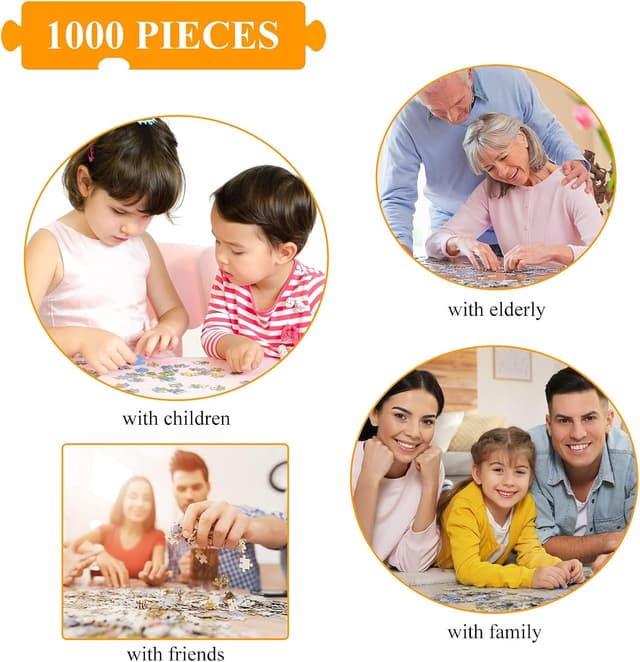 Thumbnail 4 de Amusement Park Jigsaw Puzzles for Adults 1000 Piece