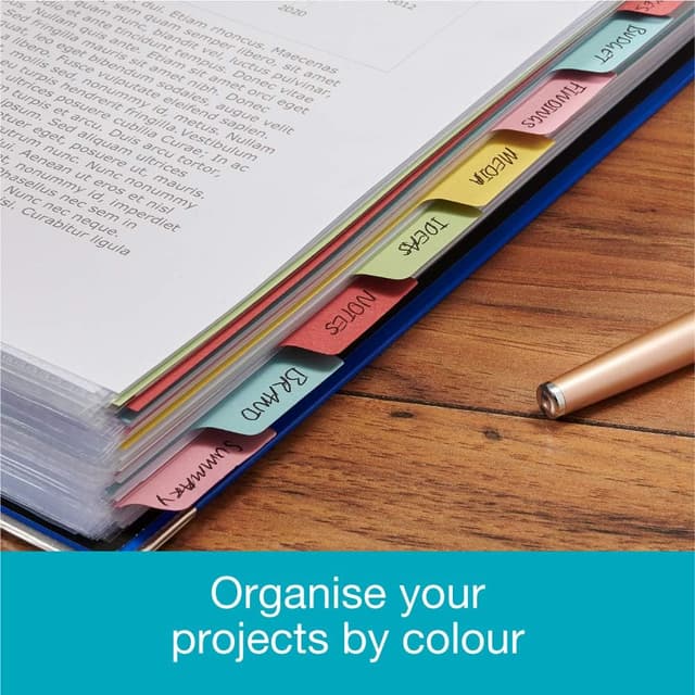 Thumbnail 6 de Elba A4+ Yellow 10 Part File Dividers