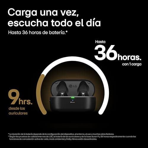 Thumbnail 4 de LG Tone Free T90S auriculares ANC Dolby Atmos