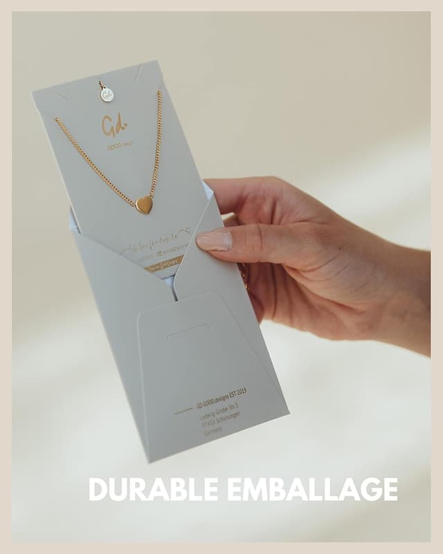 Thumbnail 5 de GOOD.designs Collier coeur chaĂźne femme đ