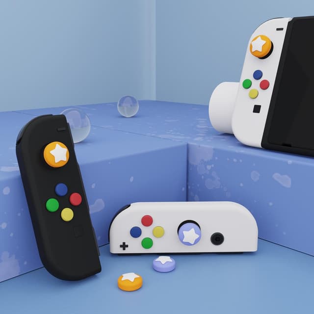 Thumbnail 4 de eXtremeRate PlayVital Star Design Thumb Grips for Switch