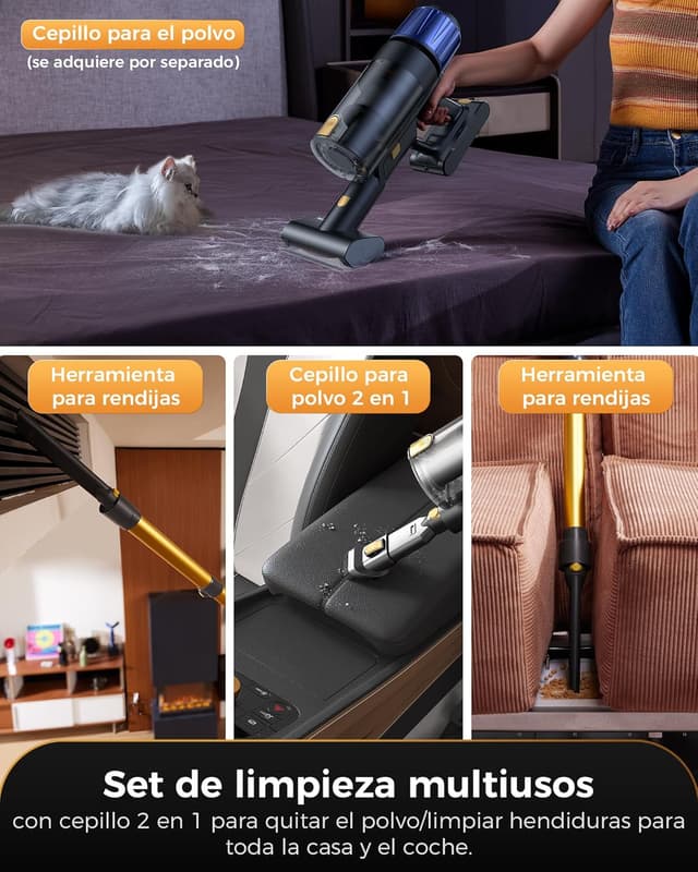 Thumbnail 8 de Proscenic P15🔋 Aspiradora inalámbrica, 580W, 50kPa, 70Min