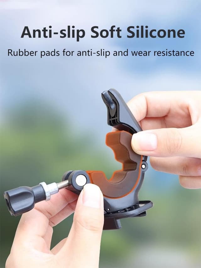 Detalle de Lokyoyo spezielle Fahrradhalterung für Insta.360 GO Ultra (mit Adapterrahmen) – 360° drehbar & rutschfest