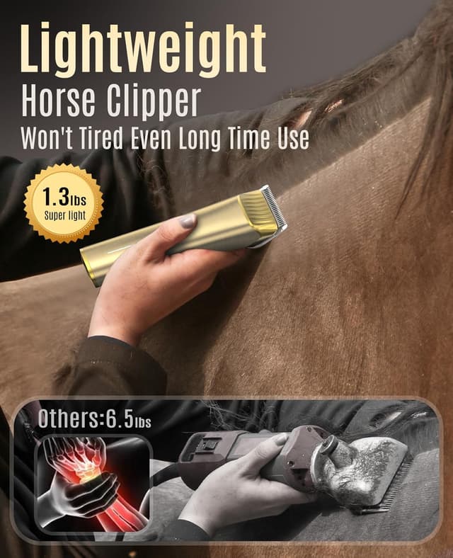 Thumbnail 4 de oneisall Horse Clippers cordless groomer for thick coats ✂