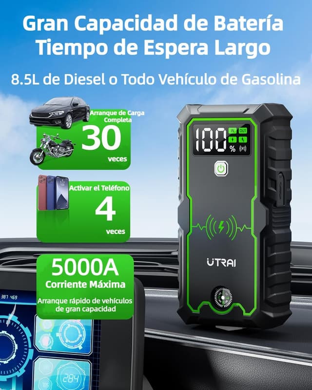 Thumbnail 1 de UTRAI 6000A 27000mAh Arrancador de baterías