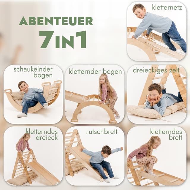 Thumbnail 3 de Goodevas Extra Groß Montessori Klettergerüst 1–5 Jahre