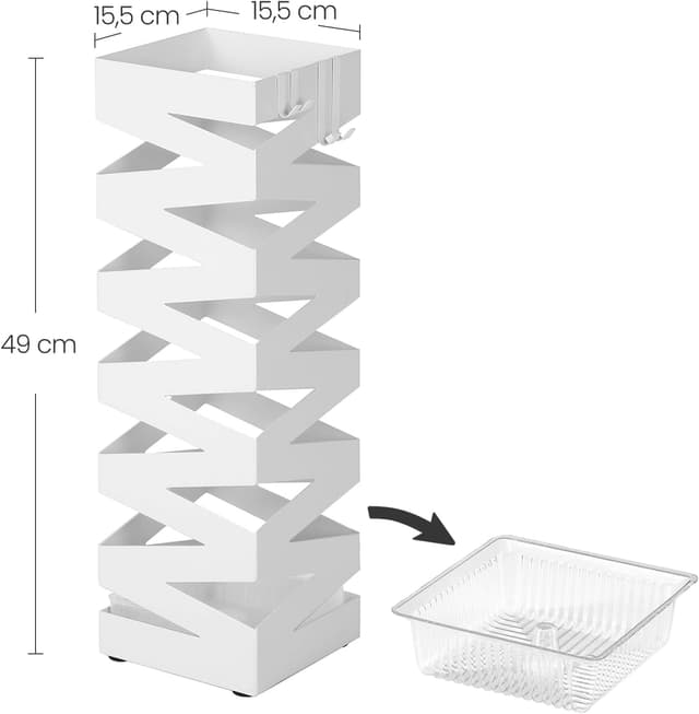 Thumbnail 6 de SONGMICS LUC16W porta ombrelli in metallo