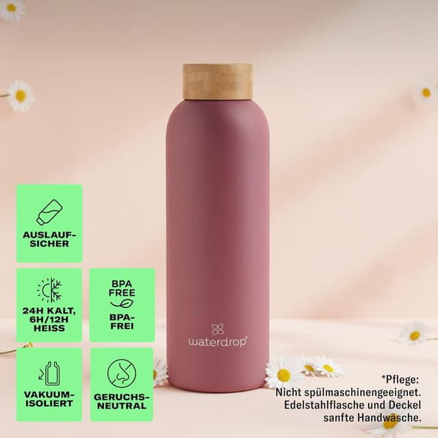 Detalle 2 de waterdrop® Starter Set 600ml Trinkflasche