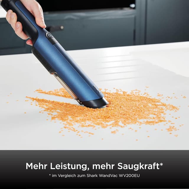 Detalle de Shark WandVac 2.0 kabelloser Mini-Handstaubsauger WV270EU – leicht, mit Zubehör und Ladestation