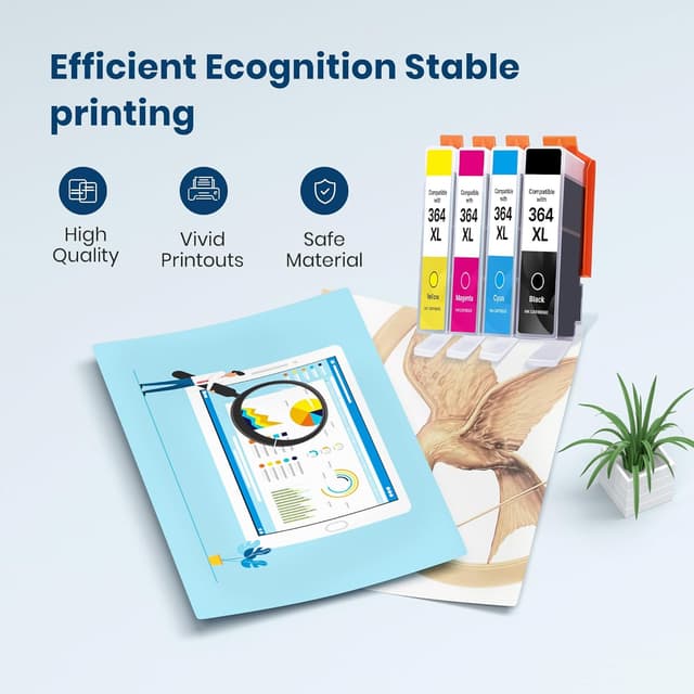 Thumbnail 4 de Washope 364XL Kompatibel Druckerpatronen 4er-Pack 🖨