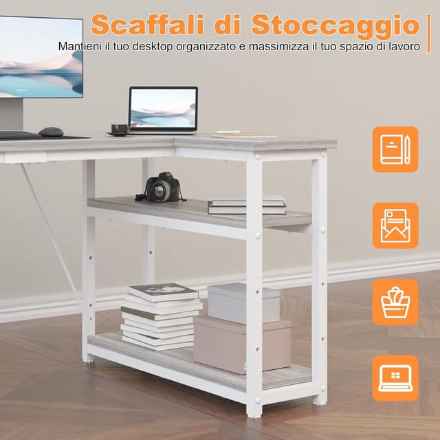 Thumbnail 6 de TRIUMPHKEY Scrivania ad angolo reversibile 120x80