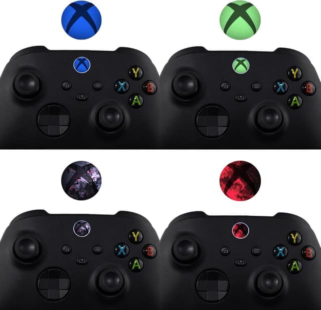 Thumbnail 6 de playvital Custom Home Button Power Switch Stickers Skin Cover for Xbox Series X|S, Xbox One & Elite Controllers (60 pcs)