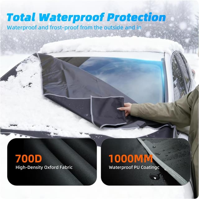 Thumbnail 4 de DooGooCoo 700D Windshield Snow Cover for Cars