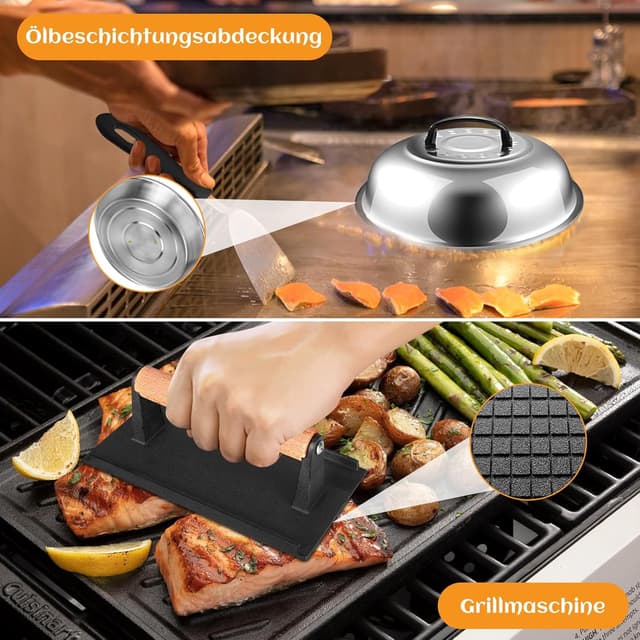 Thumbnail 1 de KOIUEYW Ustensiles Plancha 18 pièces