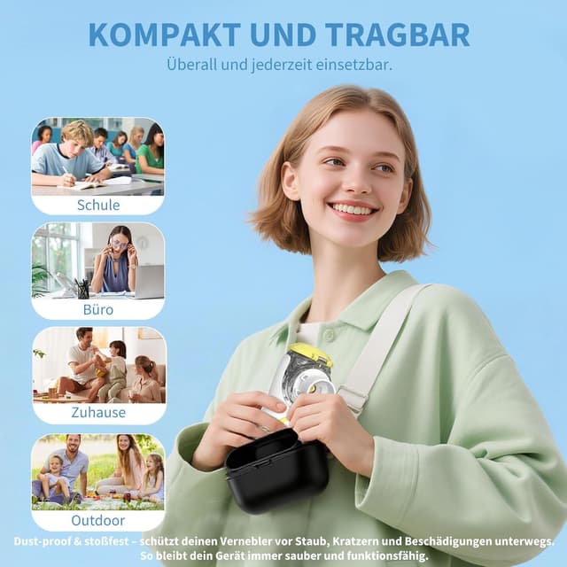 Detalle 2 de FEELLIFE Inhalationsgerät für Kinder und Erwachsene 🤧