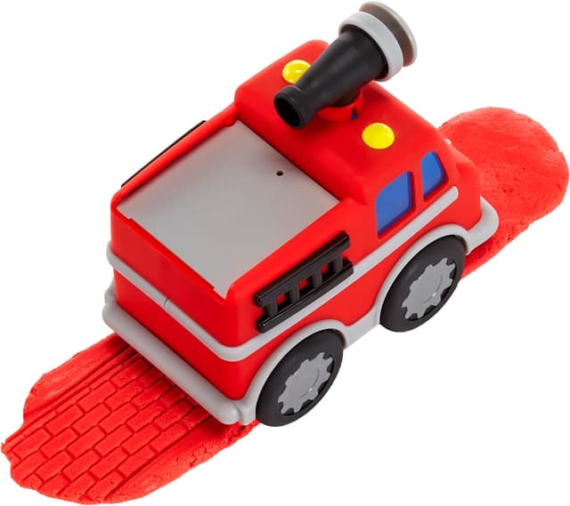 Detalle de DohKins Fire Truck & Feuerwehrmann von MGA Entertainment – glutenfreies Knete-Set (ab 3 Jahren)