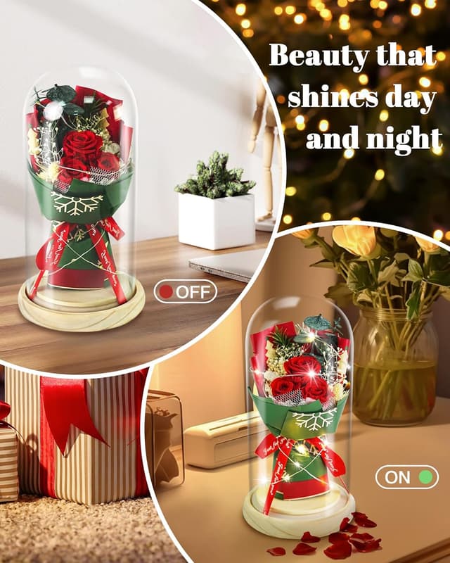 Thumbnail 4 de HVY Preserved Rose Bouquet 8.1 in 🌹