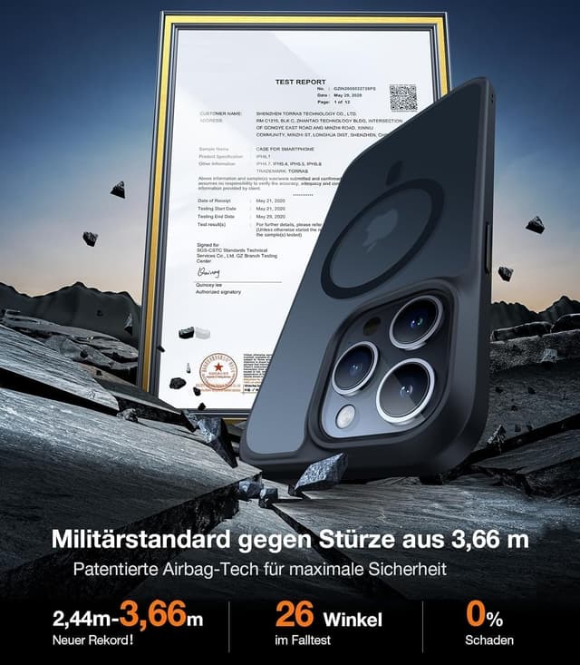 Thumbnail 4 de TORRAS iPhone 14 Pro Hülle MagSafe, stoßfest