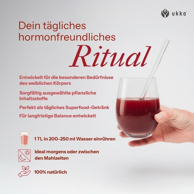 Detalle 2 de UKKO Vital RED Hormon Balance Frauen 15–60