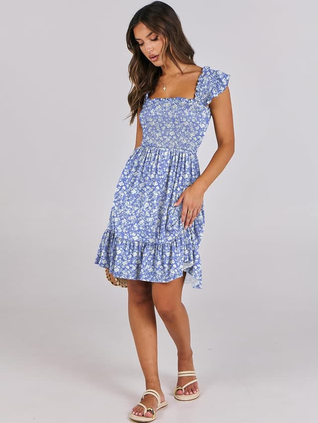 Detalle de ANRABESS square neck dress, slim fit XS