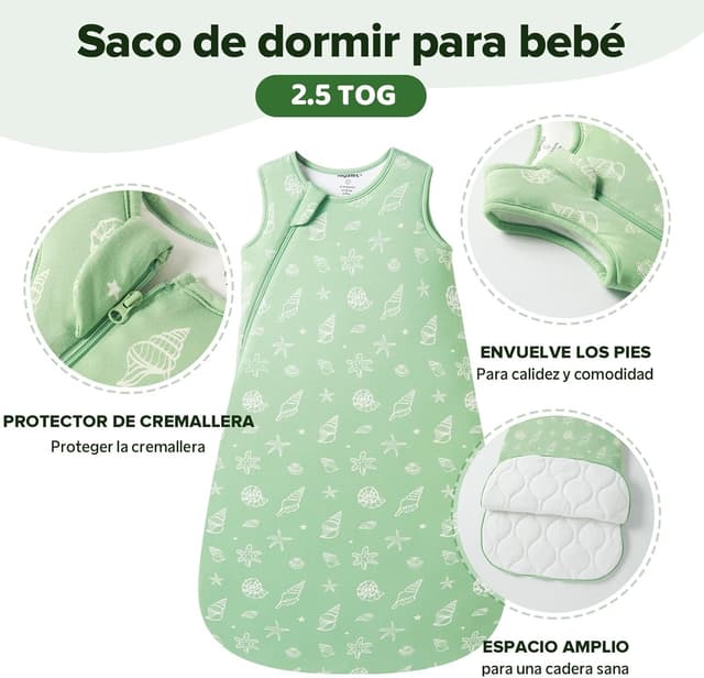 Detalle 2 de ToyaTec Saco de Dormir para Bebé 2.5 TOG