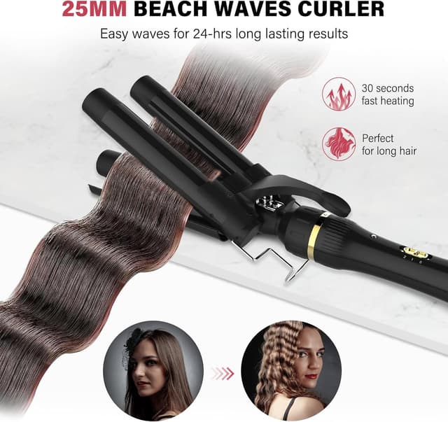 Thumbnail 2 de janelove 3 Fässer Welleneisen 5‑in‑1 10–32mm