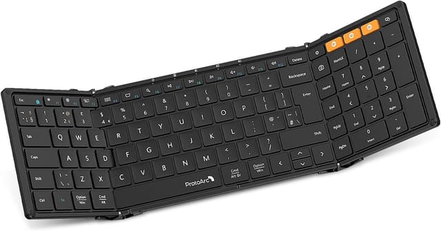 Detalle de ProtoArc XK01 Foldable Bluetooth Keyboard Full-size QWERTY UK layout ⌨