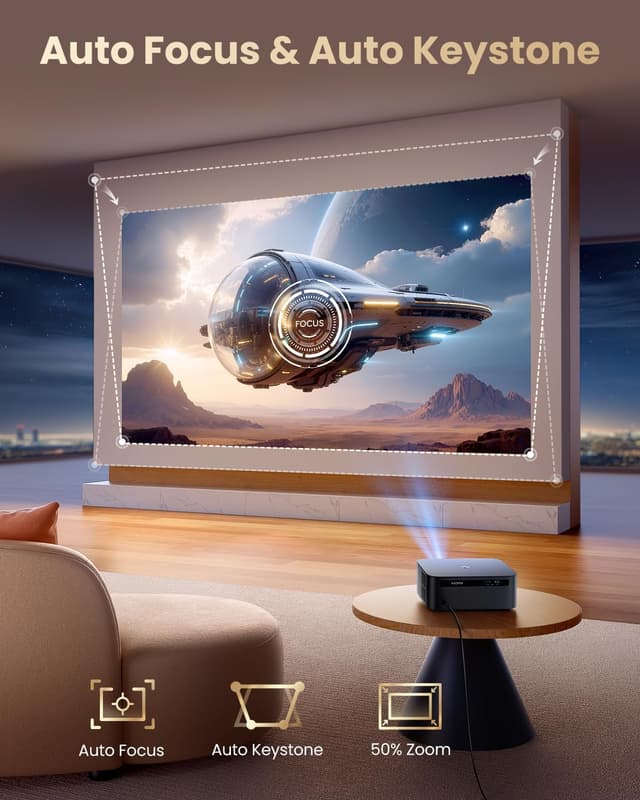 Detalle de WiMiUS K13 projector 1500 ANSI for home cinema