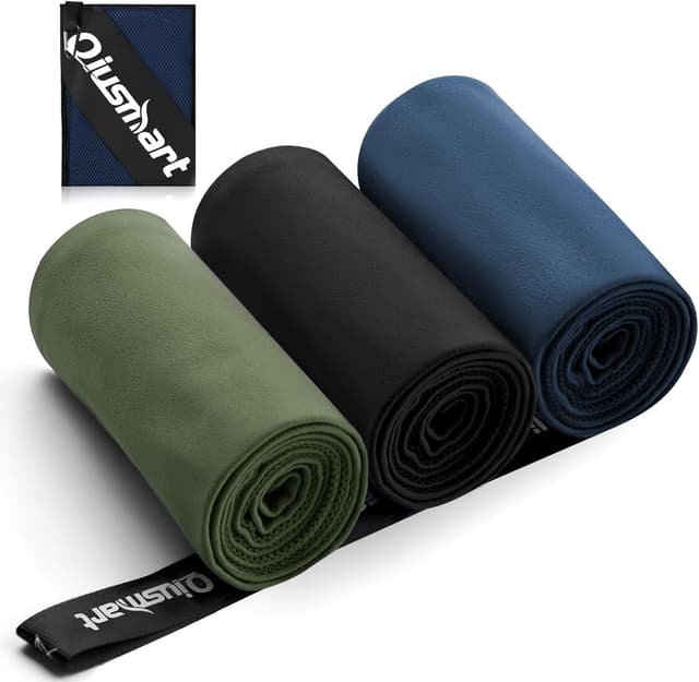 Detalle de Qiusmart Mikrofaser Handtuch Set 50x100