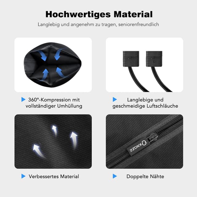 Thumbnail 6 de Luftkompressions Beinmassagegerät 60–160 mmHg