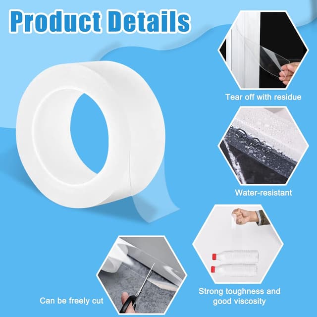 Thumbnail 2 de wordmouk Window Weather Sealing Tape 3 cm x 10 m 🏷