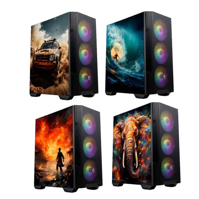 Detalle de MSI MAG FORGE M100R Cristal Templado USB 3.2 ARGB