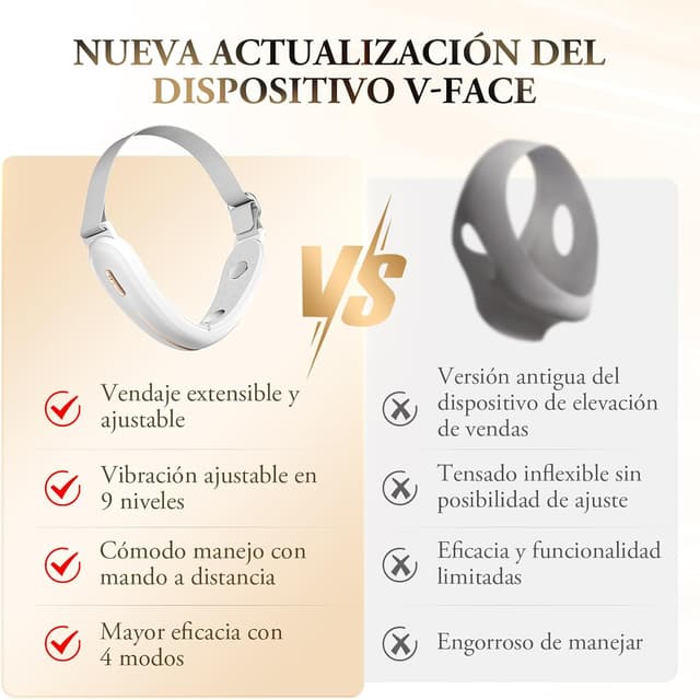 Detalle de ANLAN Papada Lifting V-Face EMS Masajeador Facial Reafirmante Fototerapia 💆♀